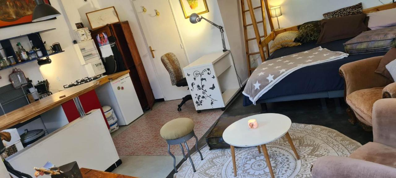 Chaleureux Studio Independant Encausse-les-Thermes Exteriör bild